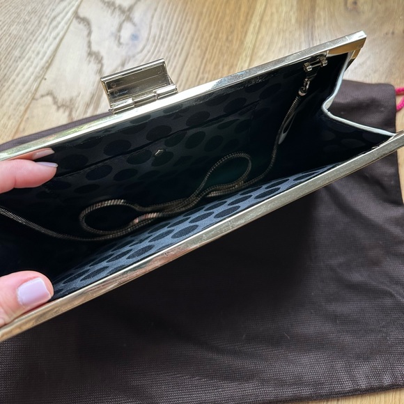 Kate Spade New York “Disco Nap” Dancing Legs Clutch - Picture 3 of 6